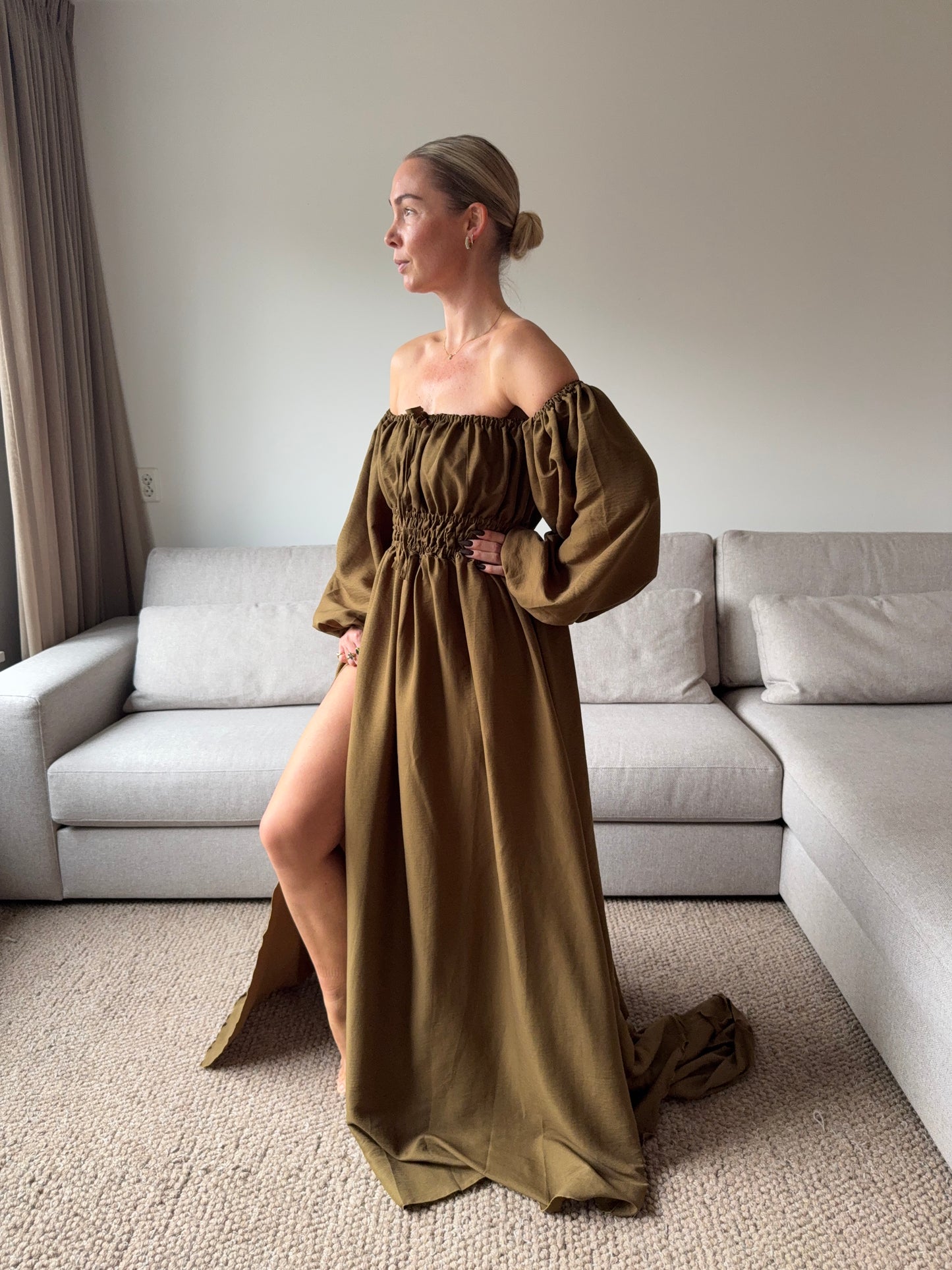 Dress Lina (mosgroen)