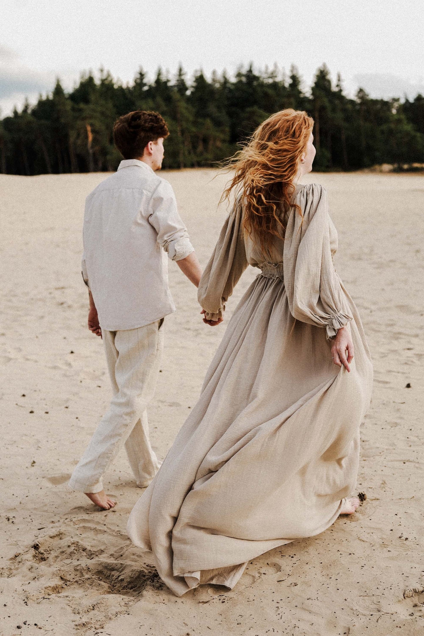 Dress Noa (zand/linnen)