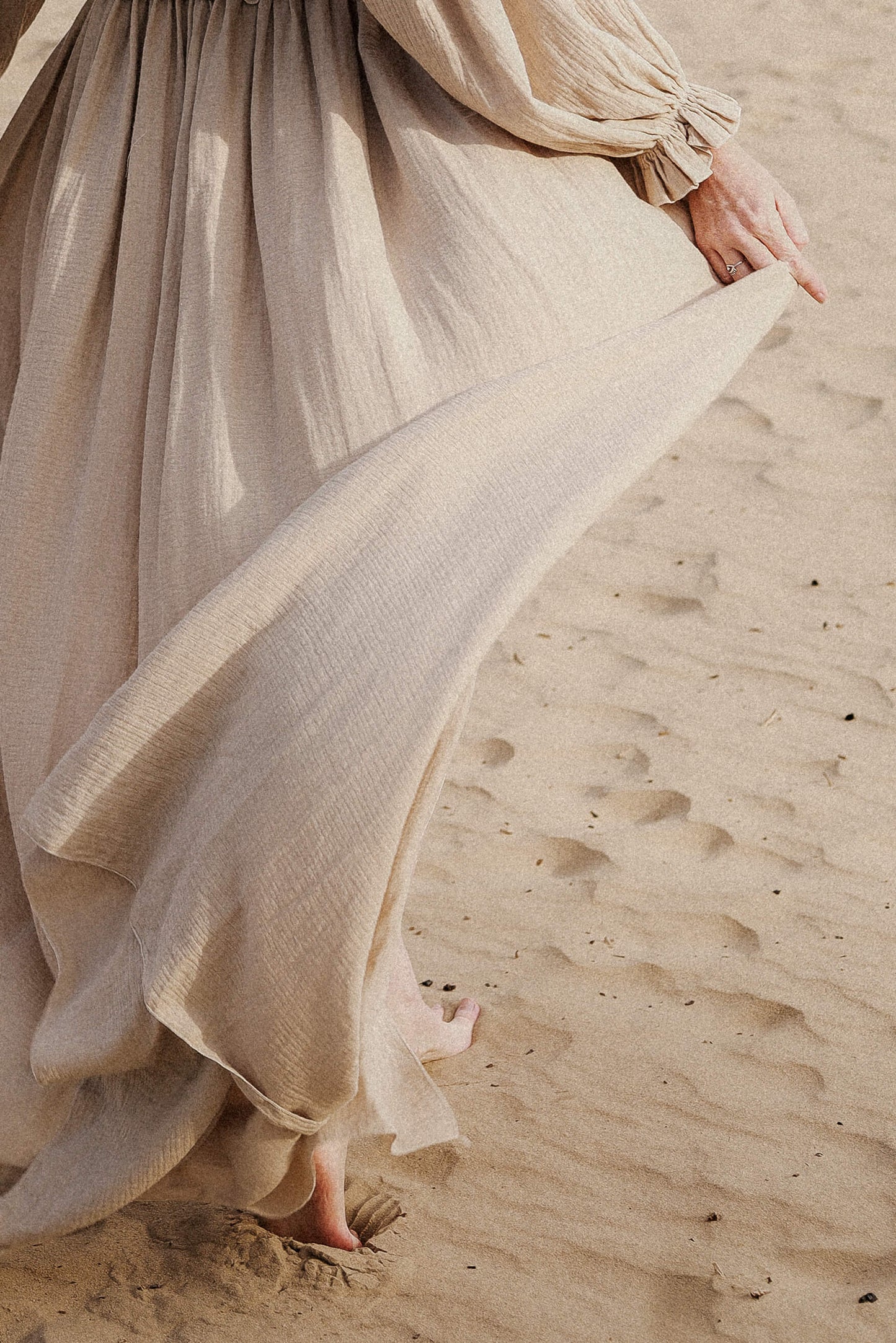 Dress Noa (zand/linnen)